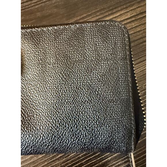 Michael Kors Jet Set Travel Black Continental Long Wallet Wristlet - Picture 7 of 9